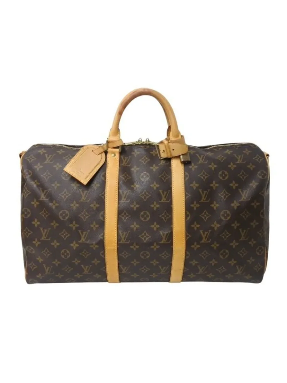 Louis Vuitton Keepall Bandouliere 50 Monogram Canvas Boston Bag